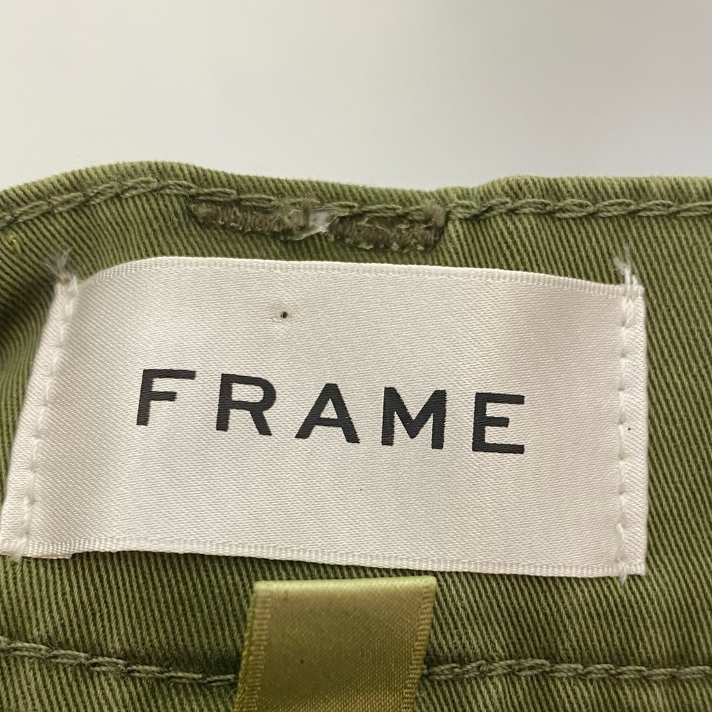 Frame Denim Utility Pocket Pants Green - Picture 9 of 11